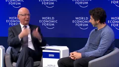 Google Owner Talks To Klaus Schwab