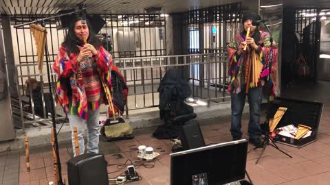 Native American Street Performance