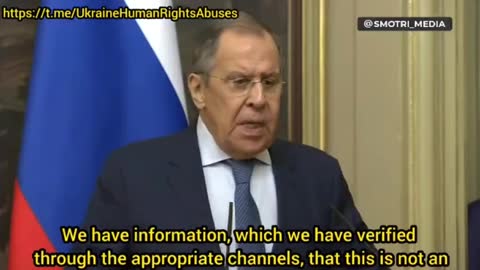 Lavrov on dirty bombs