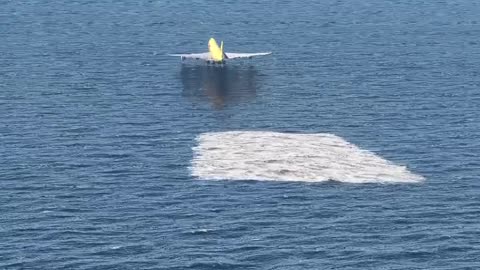 Very Dangerous Takeoff C-747 DHL from Aircraft Carrier