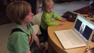 Big Sister surprises her little brother after a few months away!