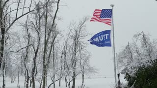 Real America with snow!