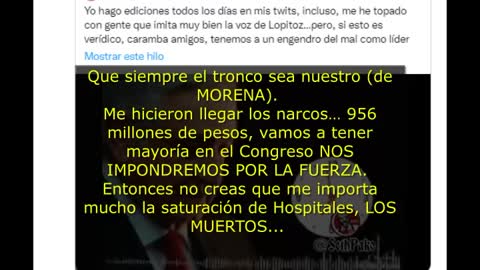 Circula Audio de AMLO presuntamente aceptando dinero del narco