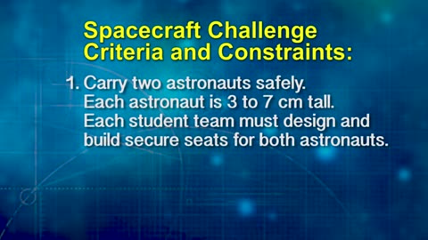 Engineering Design Challenge Spacecraft Safety Middle School Video - GRC Version