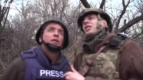 On the front line in eastern Ukraine - BBC News Shoot down drones