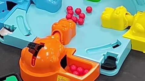Fastest time to clear a game of hungry hippos: 14.69 secs. by Donald McNeill