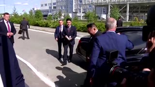 Putin meets Kim Jong Un at space rocket launch site