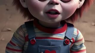 "Hi I'm Chucky Want to Play" Animation - Happy Halloween