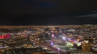 Flying over the Las Vegas Strip