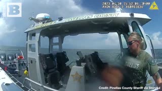 Deputy Leaps onto Runaway Boat to Stop It After Captain Falls Off