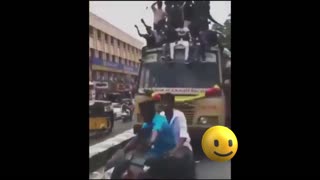 Road 🚚accident😯 tragic and 😅funny at the same time