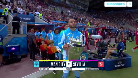 HIGHLIGHTS! CITY WIN THE SUPER CUP ON PENALTIES! | Man City 1-1 Sevilla | UEFA Super Cup