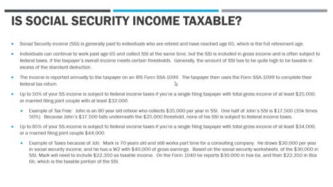 Is Social Security Income Included in Taxable Income?
