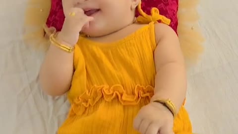 Cute baby very nice happy baby sort video