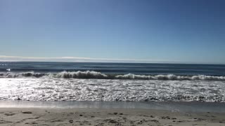 Ocean Waves and sand at Atlantic Beach, NC the Crystal Coast