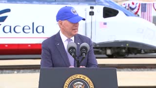 Biden Goes on Nonsensical Ramble About Amtrack Budget
