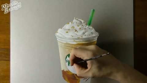 Draw The Color Of The Drink Cup Straw