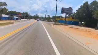 Riding around Alabama on my last ride in the United States