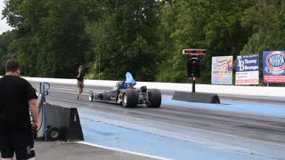 Melissa's second pass NHRA Super Comp