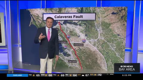5.1 Magnitude quake and aftershocks happened on the Calaveras Fault
