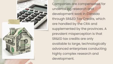 SR&ED Tax Credits - Canadian SR&ED Solution