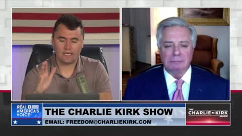 Political prisoner Paul Manafort talks to Charlie Kirk about being put in solitary confinement while being imprisoned