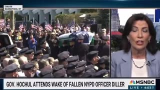 NY Gov. Was Kicked Out Of NYPD Funeral, Claims She's Solving Problem She Helped Create