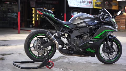 CHECK SOUND LEOVINCE GP Corsa Evo Short SLIP-ON Kawasaki ZX25R 2023