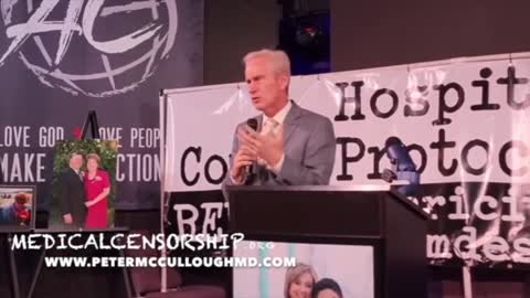 Dr. Peter McCullough Speaks at the Remdesivir Lawsuit Conference in Fresno, California