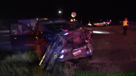 PICKUPS COLLIDE, BOTH DRIVERS HOSPITALIZED, LIVINGSTON TEXAS, 09/12/21...