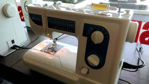 Elna 340 sewing 10 layers of denim