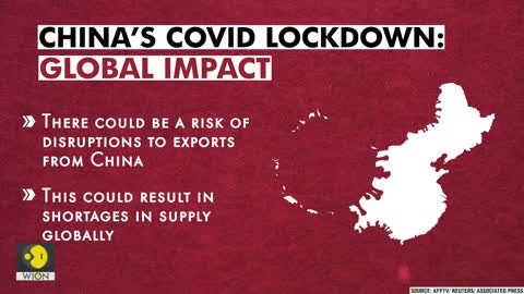 Covid lockdowns may pose a risk to China's growth.