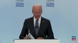 Biden Stumbles Through G-7 Speech