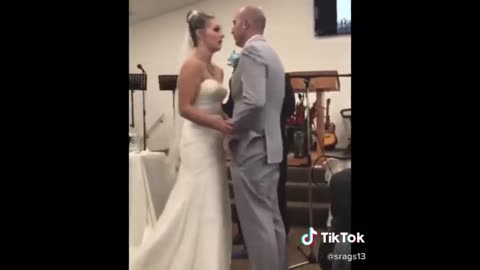 Just another Karen screaming at her son's wedding