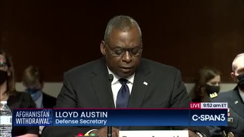 Lloyd Austin: "Several Afghans killed climbing aboard an aircraft on that first day."