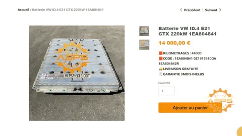 AEPSPIECES.COM - Batterie VW ID.4 E21 GTX 220kW 1EA804841