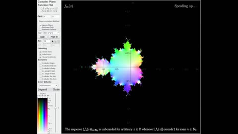 DépêcheMath - Mandelbrot sequence f₀(z) = 0; fₙ₊₁(z) = (fₙ(z))² + z