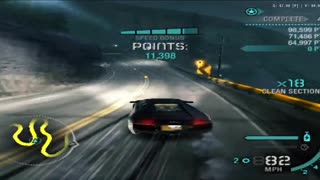 NFS Carbon - Challenge Series Gold Canyon Drift Event Retry(AetherSX2 HD)