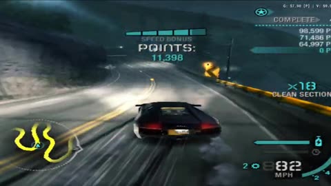 NFS Carbon - Challenge Series Gold Canyon Drift Event Retry(AetherSX2 HD)