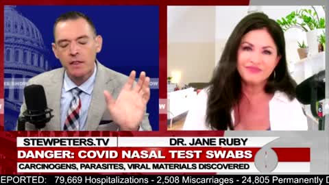 Dr. Jane Ruby: COVID Nasal Swabs Examined by Scientists Reveal DANGER