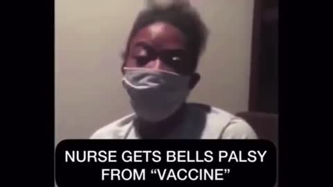 Nurse gets bells palsy from covid vaccine, she should've known better.....