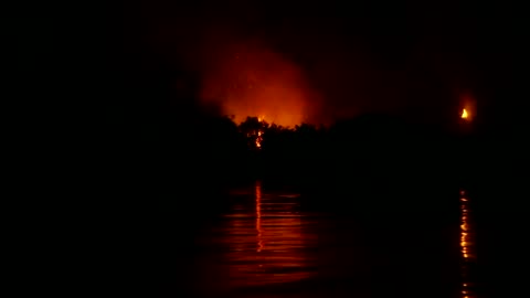 Raging fires in Brazil wetlands surge 980 percent