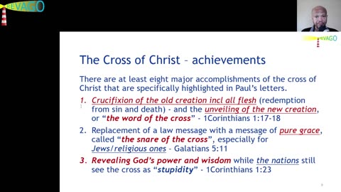 RE 205 Major Achievements of The Cross of Christ