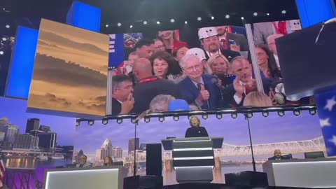 Mitch McConnell was just BOOED on the floor of the RNC Convention.