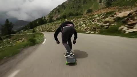 Maximum speed on the skateboard