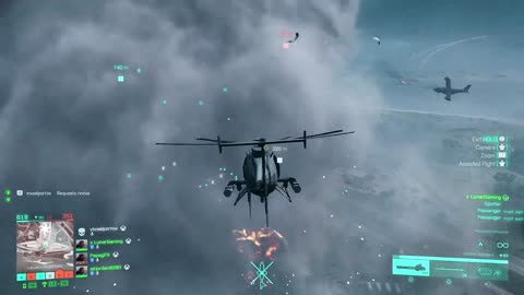 Battlefield 2042 Flying A Helicopter Into The Tornado