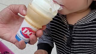 DQ: first day of spring! Ice cream 🍦
