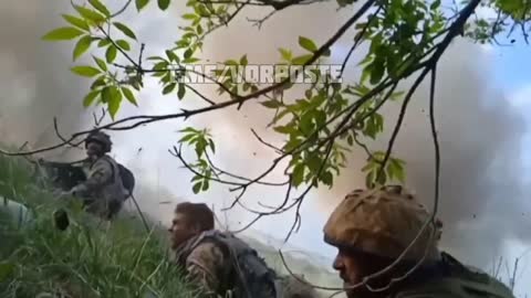 Ukraine War - Donbass. Ambushed soldiers of the Armed Forces of Ukraine