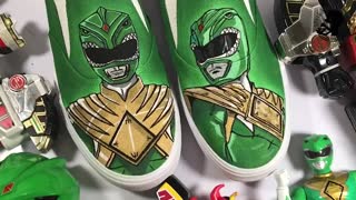 Green Ranger Custom Shoes!