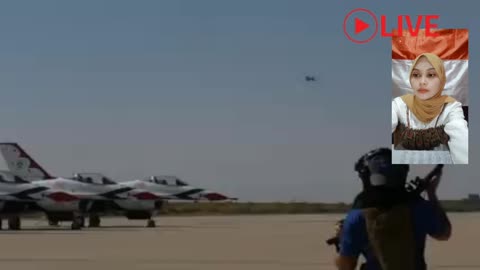 B-1 Lancer bomb run and aileron roll, Edwards AFB Airshow 2022